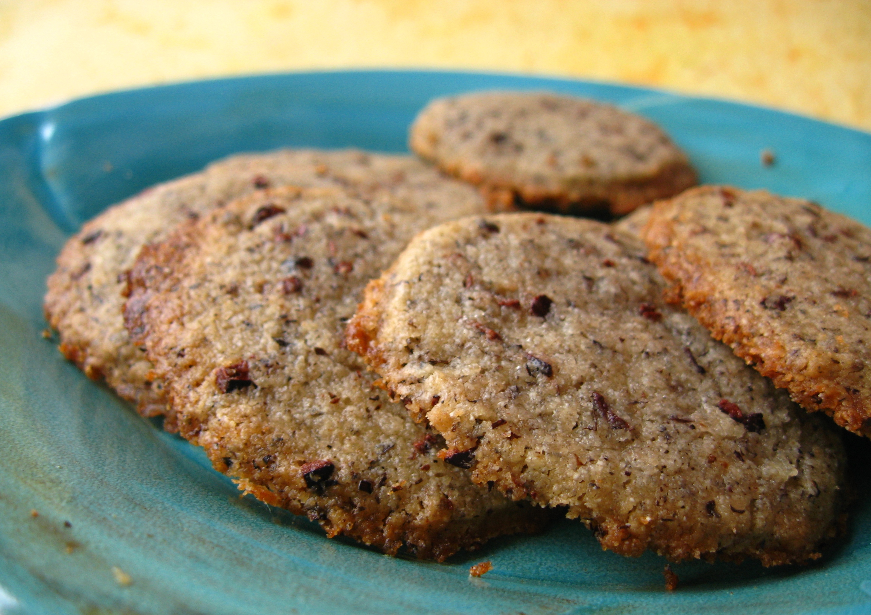 Buttery Buckewheat Nibby cookies