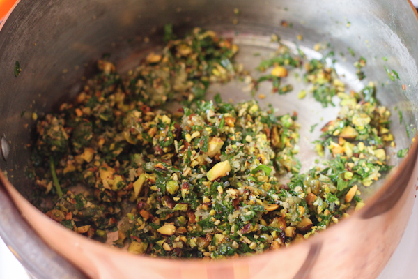 Peppery Pecorino, Parsley and Pistachio Pesto