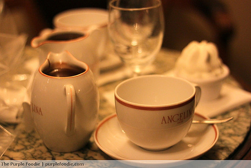 Hot Chocolate at Angelina