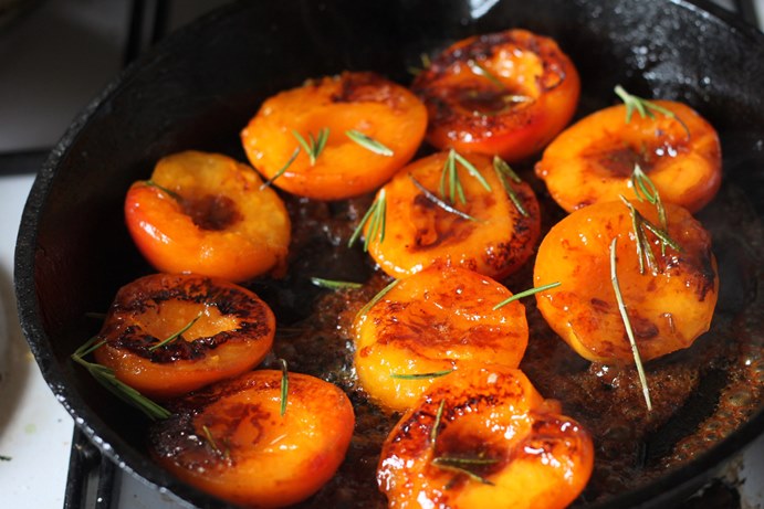 Caramelised Apricot with Rosemary