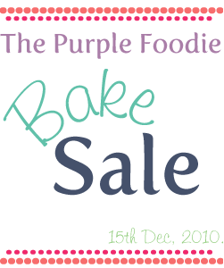 Purple Foodie Bake Sale
