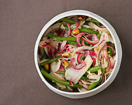 Green bean and fennel salad