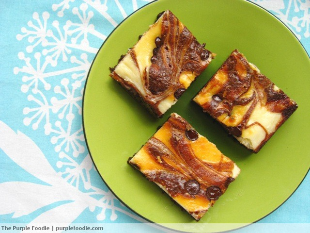 Cheesecake Swirled Brownie