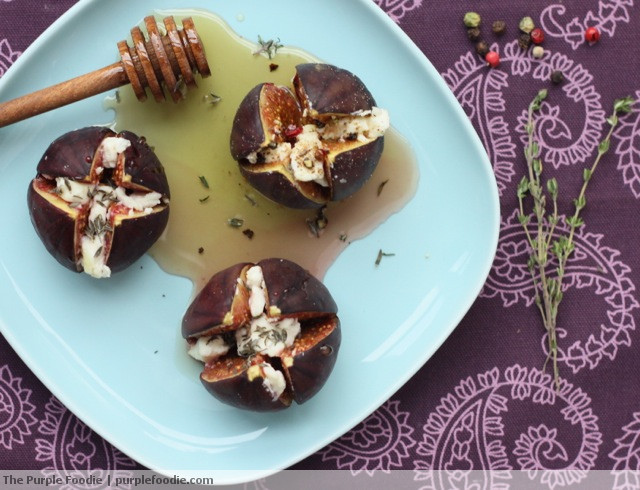 Goat Cheese Stuffed Figs