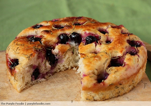 Rosemary and Grape Focaccia