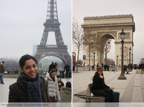 Eiffel Tower + Arc de Triomphe
