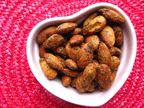 Parmesan and Thyme Roasted Almonds