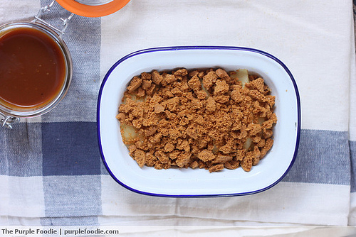 Poached Quince Crumble