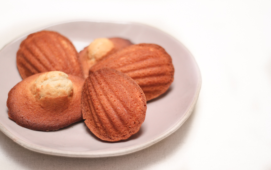 Vanilla Brown Butter Madeleines • Purple Foodie