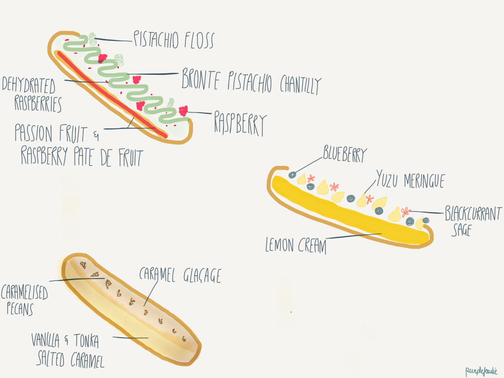 Eclairs mirabelle