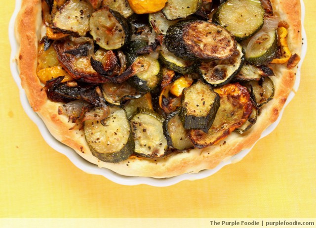 Zucchini Onion Tart