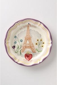Paris Love Plate